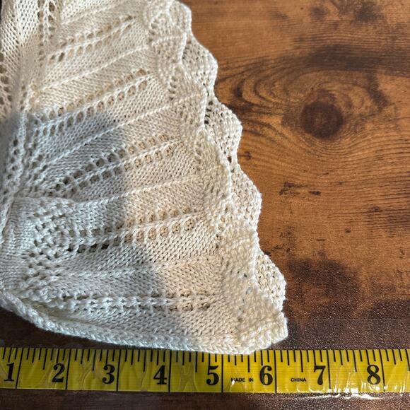 NWT Jessica Simpson Trinity Crochet Sweater Dress XS Ivory Boho Festival Cottage - Picture 6 of 11